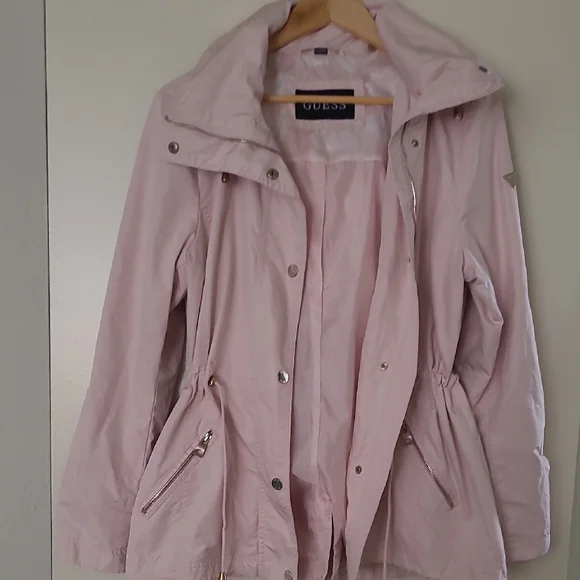 GUESS Light Pink Utility Jacket - Picture 1 of 4